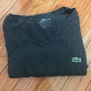 Lacoste vee neck tee